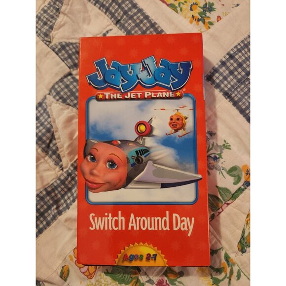 Jay Jay The Jet Plane Switch Around Day VHS - Picture 1 of 2